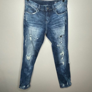Blank‎ NYC Distressed Ripped Skinny Jeans